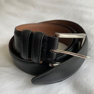 Allen Edmonds Black calfskin belt